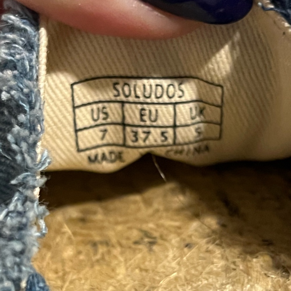 Soludos Patchwork Denim Espadrilles - image 4